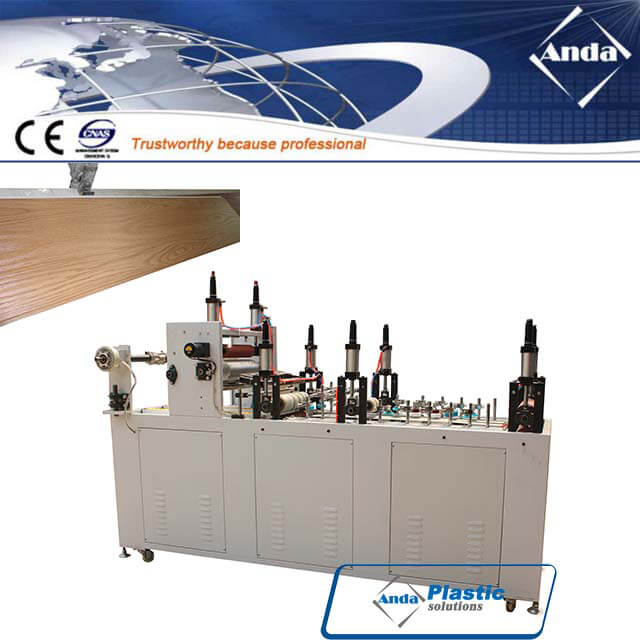 Online Lamination Machine And Hot Stamping Machine For PVC Ceiling And Wall Panel