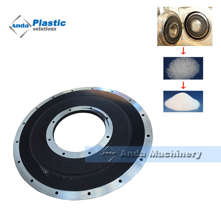 High output Plastic pulverizer for LDPE