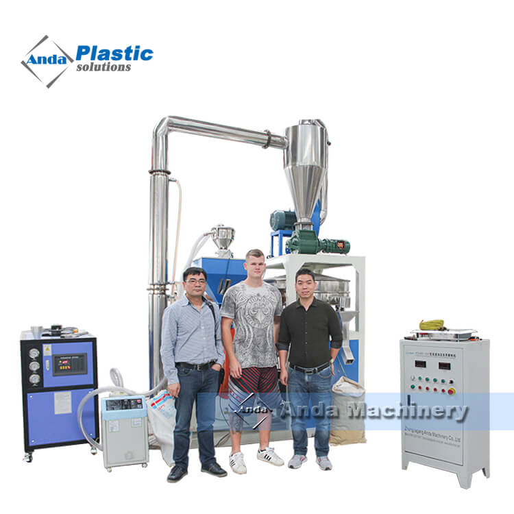 recycled LDPE pulverizer recycled plastic HDPE LDPE LLDPE grinding machine