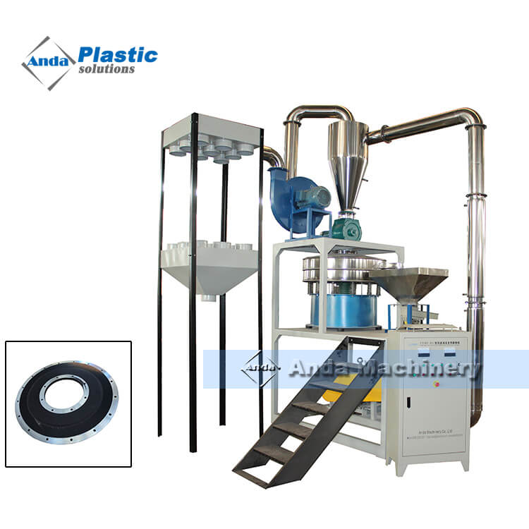 plastic pulverizer machine for pe powder