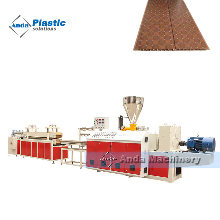 plastic PVC ceiling panel machine / production line / extrusion line manufacturer