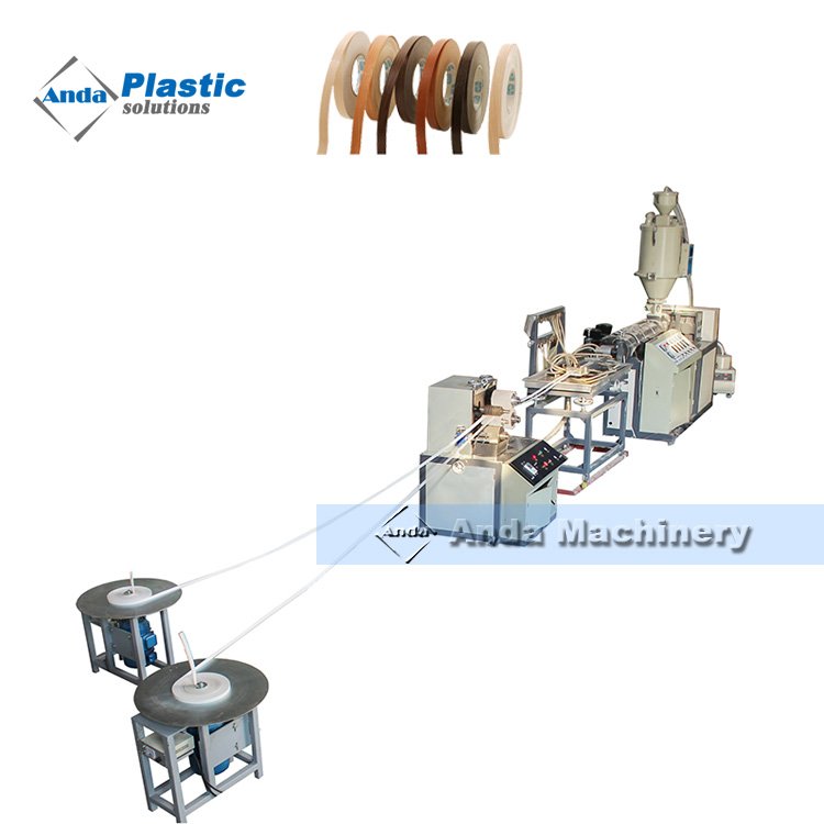 pvc edge banding tape production line with single screw